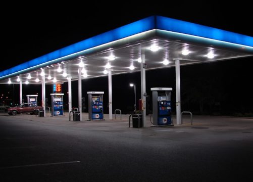 gas station